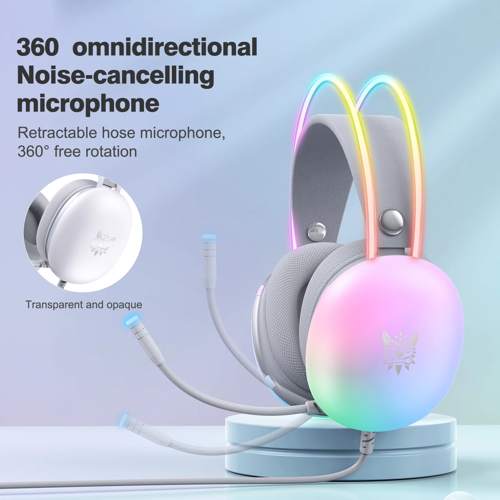 ONIKUMA X25 RGB Gaming Headset - Image 4