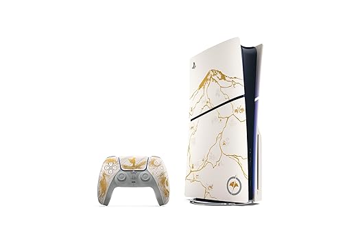Sony PlayStation 5 Slim Disc Console - Ghost of Yōtei Gold Limited Edition Bundle - Image 4