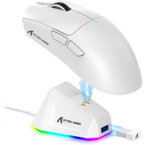 Attack Shark X11 Wireless Gaming Mouse with RGB Charging Dock
