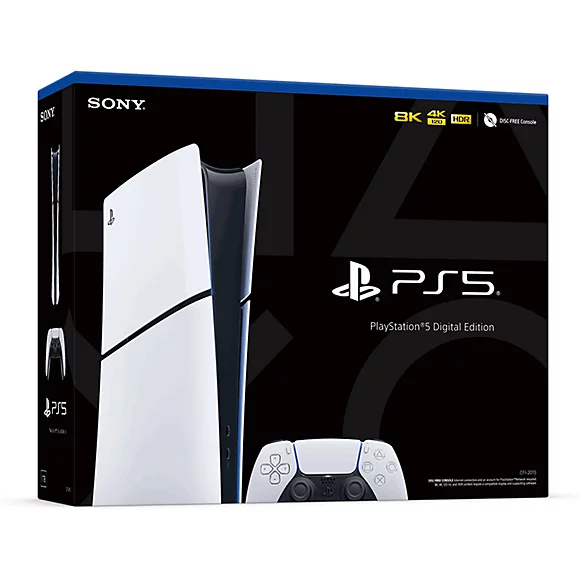 PlayStation 5 Slim Digital Edition Console – 1TB
