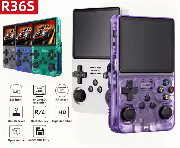 Retro R36S Handheld Video Games Console 64G