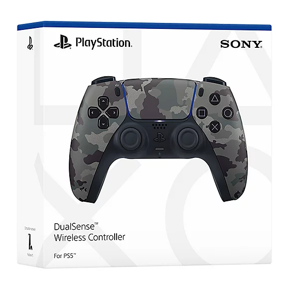 DualSenseĀ® Wireless Controller - Gray Camouflage
