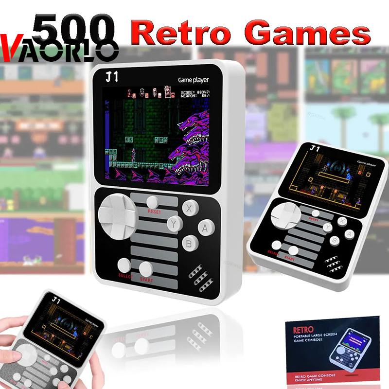 Retro handheld video games console J1