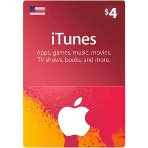 iTunes Gift Card $4 (US)