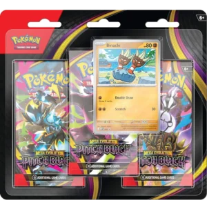 Pokémon - Trading Card Game Mega Evolution - Pitch Black 3Pk Booster
