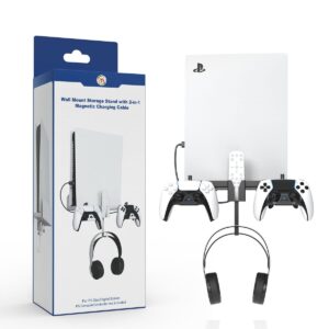Wall Mount Bracket Game Console Storage Holder for PS5