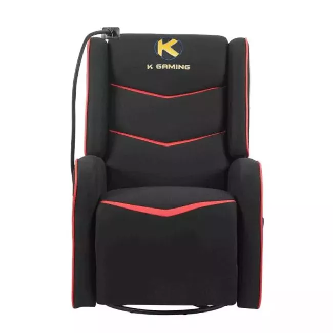 K Gaming Dominator Gamer Sofa Black/Red (KW-GS05) - Image 2