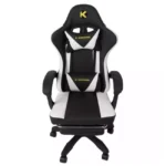 K Gaming KGS 002 – Oasis Gaming Chair (Black & White) – Large