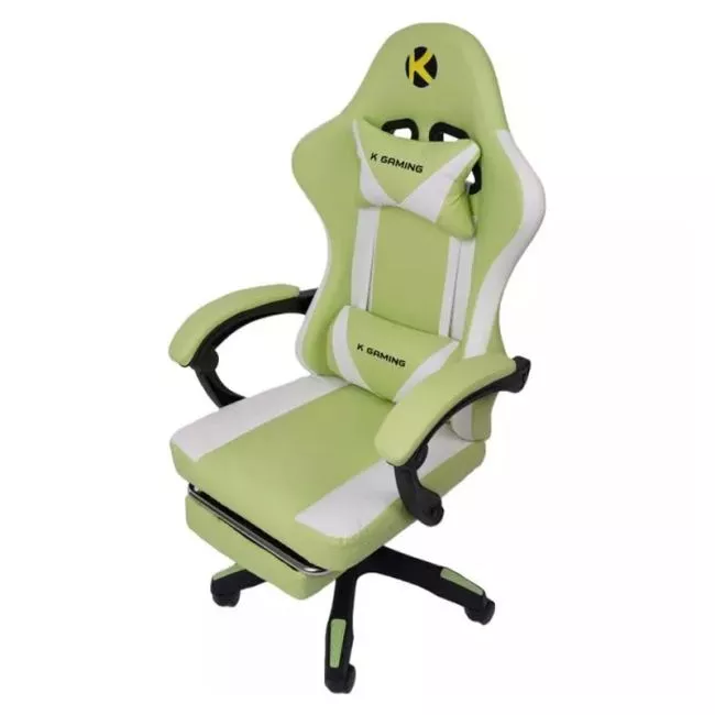 K Gaming KGS 002 – Oasis Gaming Chair (Green & White) – Large - Image 2