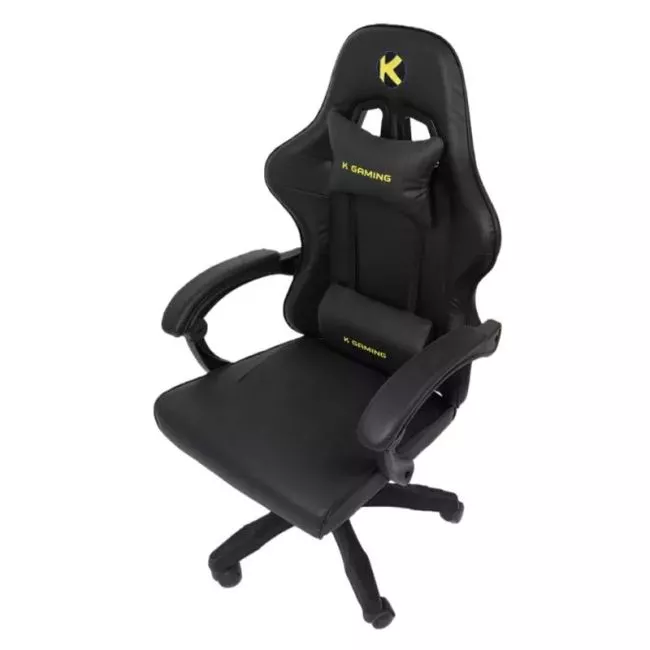 K Gaming KGS 001A – Nomad Gaming Chair (Full Black) – Medium - Image 2
