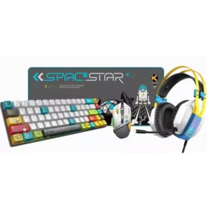 KGaming 4-in-1 Gaming Combo Pack (KMP-04) (Mouse, Mousepad, Keyboard, Headset)