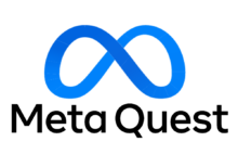 meta quest logo black