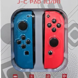 J C Pad Wireless Gamepad for Switch Red Blue