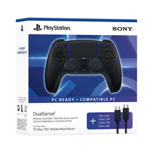 DualSense® Wireless Controller - Midnight Black & USB Cable for PC