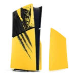 PlayStation®5 Slim Console Covers - Marvel’s Wolverine Battle Yellow Limited Edition