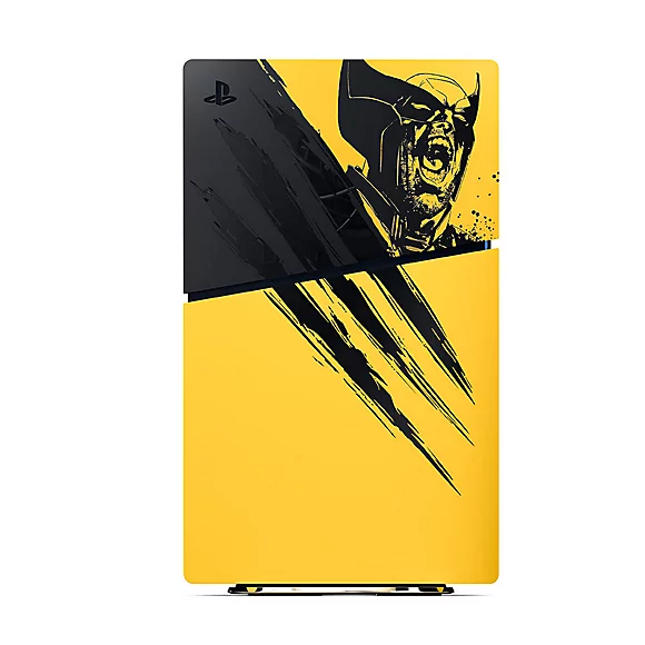 PlayStation®5 Slim Console Covers - Marvel’s Wolverine Battle Yellow Limited Edition - Image 4