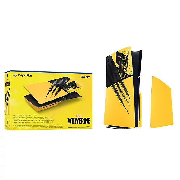 PlayStation®5 Slim Console Covers - Marvel’s Wolverine Battle Yellow Limited Edition - Image 5