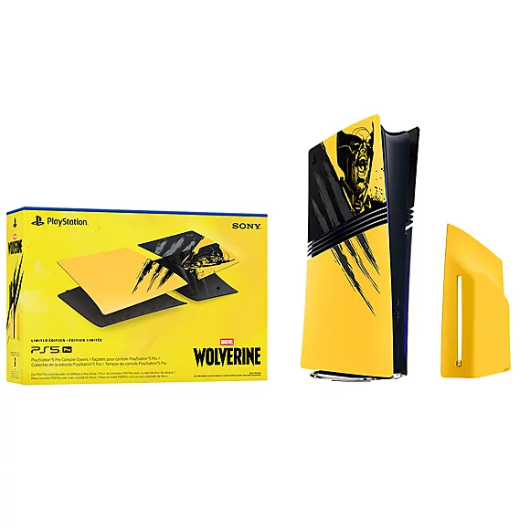 PlayStation®5 Pro Console Covers - Marvel’s Wolverine Battle Yellow Limited Edition - Image 4